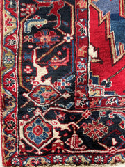 Janus Antique Persian Heriz Wool Rug 8 x 11