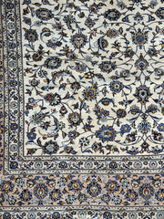 Fiona Vintage Persian Kashan Wool Rug  9.9 x 13