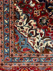 Rowan Vintage Persian Kashan Wool Rug 9.3 x 13.8