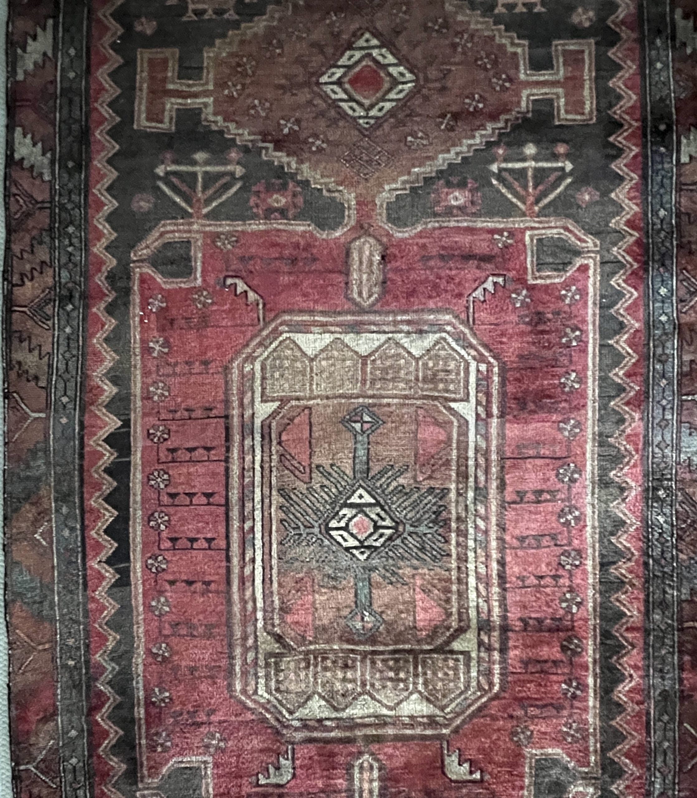 Cleo Vintage Tribal Wool Area Rug 4 x 9